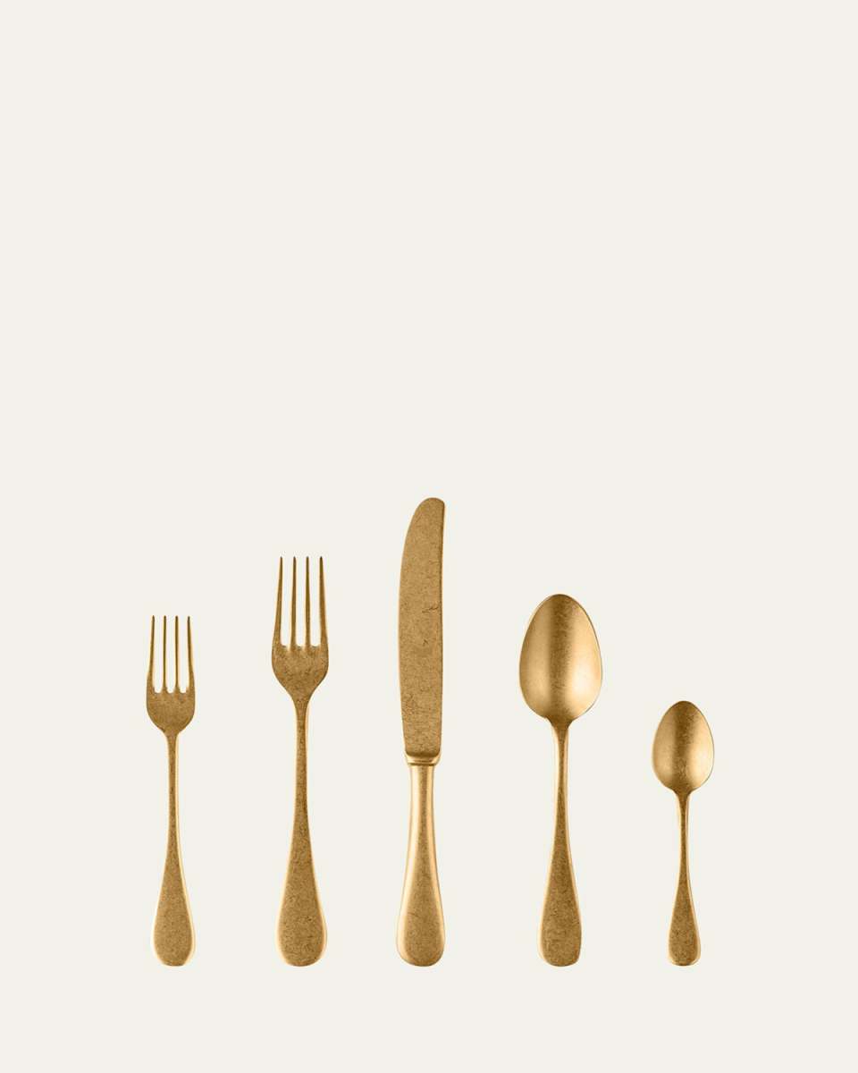 Vintage Oro 5-Piece Flatware Set